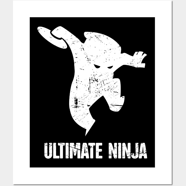 Ultimate Frisbee Ninja Wall Art by Wizardmode